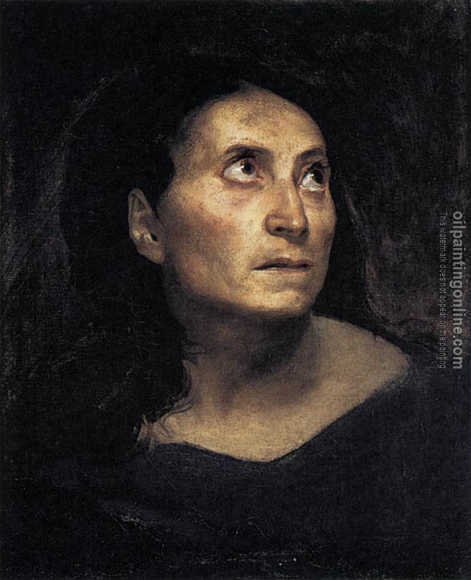 Delacroix, Eugene - A Mad Woman